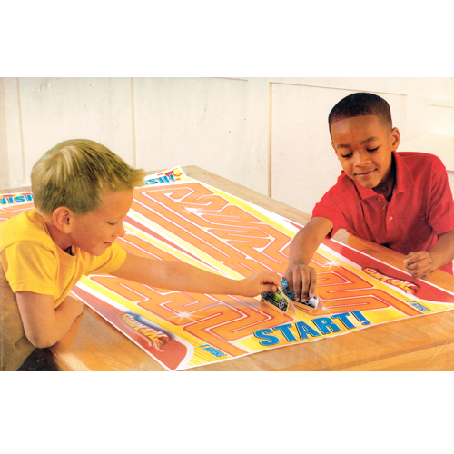 Hot Wheels 'Fast Action' Maze Race Party Game Poster